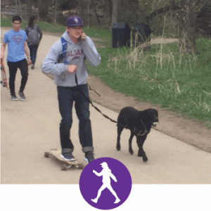 Shared Paths Boulder-Skateboarder